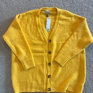 Urban Outfitters Mustard Cardigan